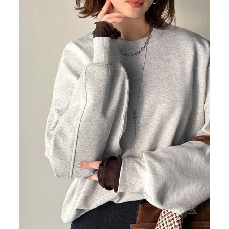 大人カジュアルに最適解。サイン刺繍裏毛スウェット | Classical Elf  | 詳細画像18 