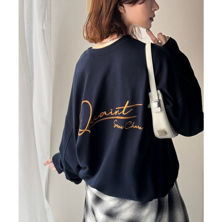 大人カジュアルに最適解。サイン刺繍裏毛スウェット | Classical Elf  | 詳細画像29 