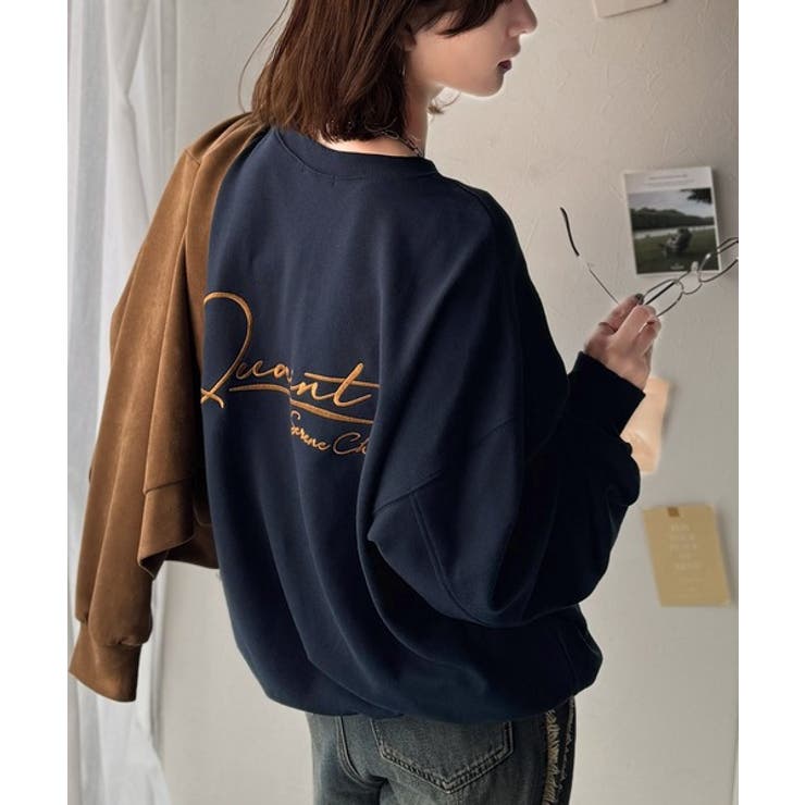 大人カジュアルに最適解。サイン刺繍裏毛スウェット | Classical Elf  | 詳細画像30 