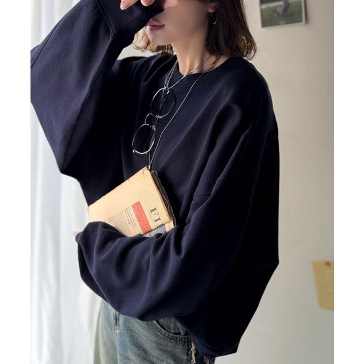 大人カジュアルに最適解。サイン刺繍裏毛スウェット | Classical Elf  | 詳細画像31 