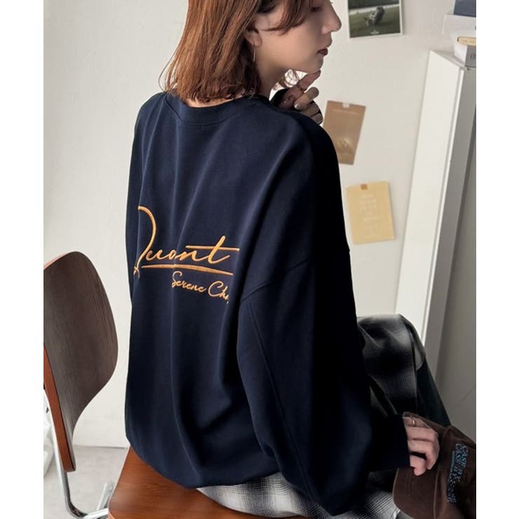 大人カジュアルに最適解。サイン刺繍裏毛スウェット | Classical Elf  | 詳細画像32 