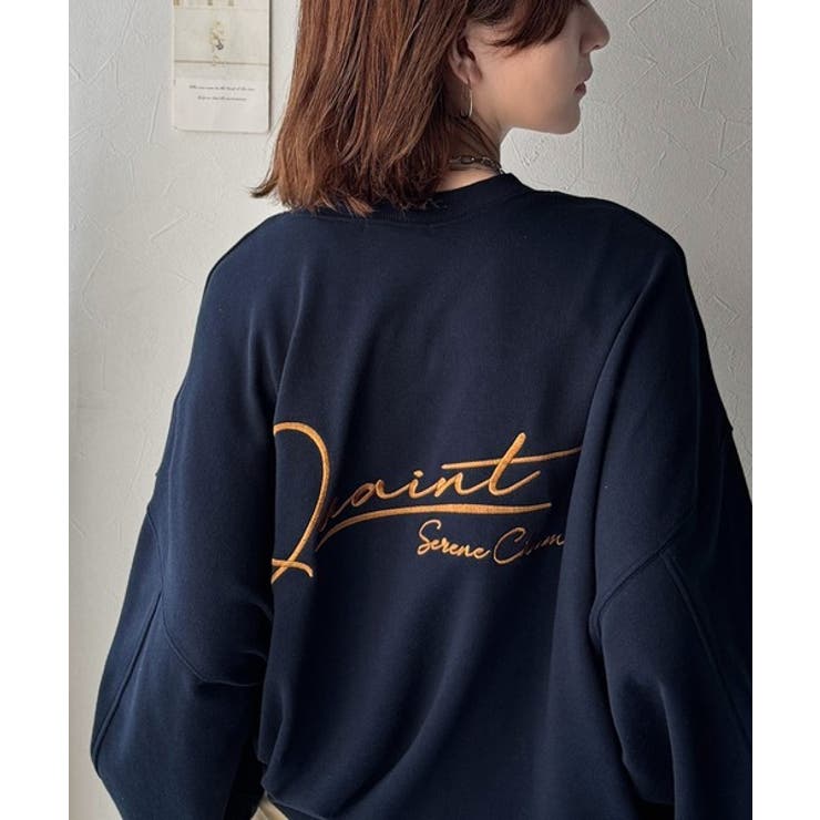 大人カジュアルに最適解。サイン刺繍裏毛スウェット | Classical Elf  | 詳細画像35 