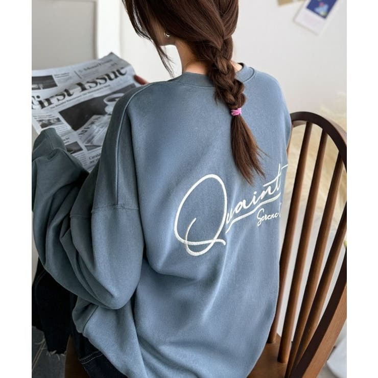 大人カジュアルに最適解。サイン刺繍裏毛スウェット | Classical Elf  | 詳細画像38 