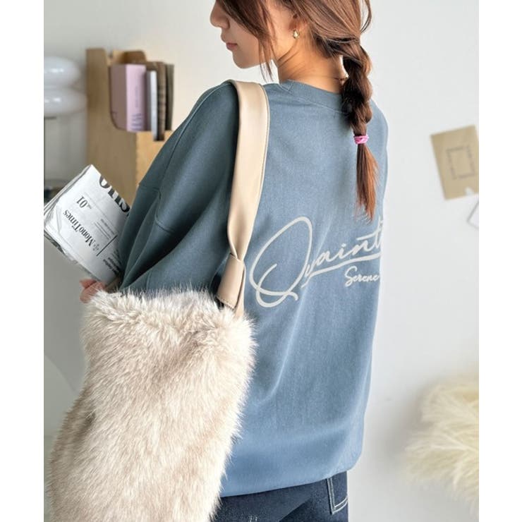 大人カジュアルに最適解。サイン刺繍裏毛スウェット | Classical Elf  | 詳細画像41 