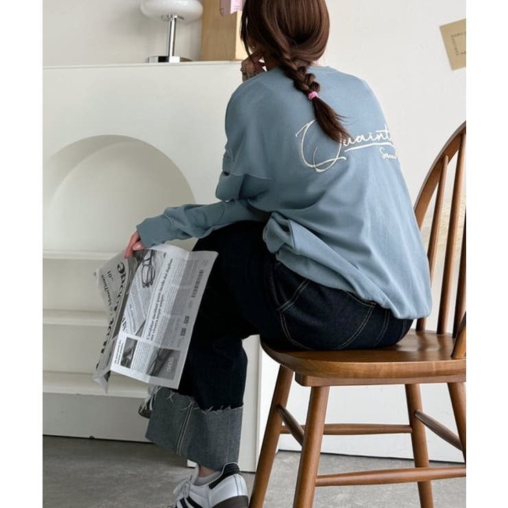 大人カジュアルに最適解。サイン刺繍裏毛スウェット | Classical Elf  | 詳細画像42 