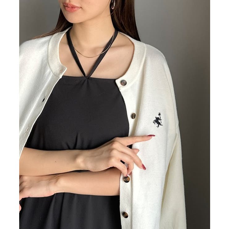 二度見の華やかさ。シャギーニット×ティアードキャミワンピースセット | Classical Elf  | 詳細画像36 