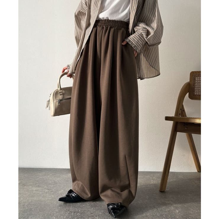 シンプルコーデに動きをプラス♪ダンボールイージーカーブパンツ | Classical Elf  | 詳細画像17 