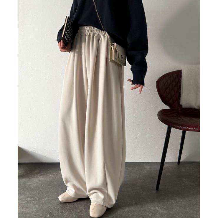 シンプルコーデに動きをプラス♪ダンボールイージーカーブパンツ | Classical Elf  | 詳細画像23 