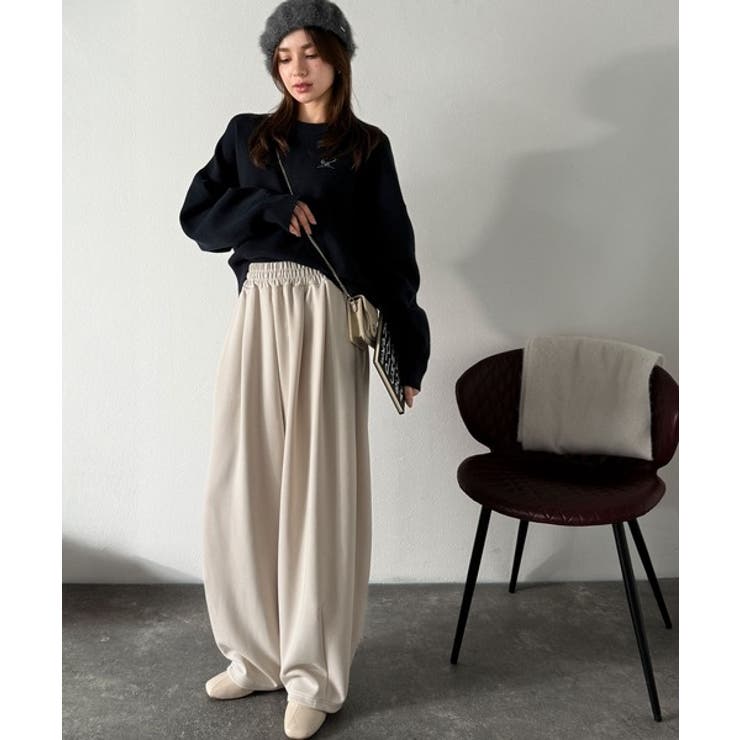 シンプルコーデに動きをプラス♪ダンボールイージーカーブパンツ | Classical Elf  | 詳細画像28 