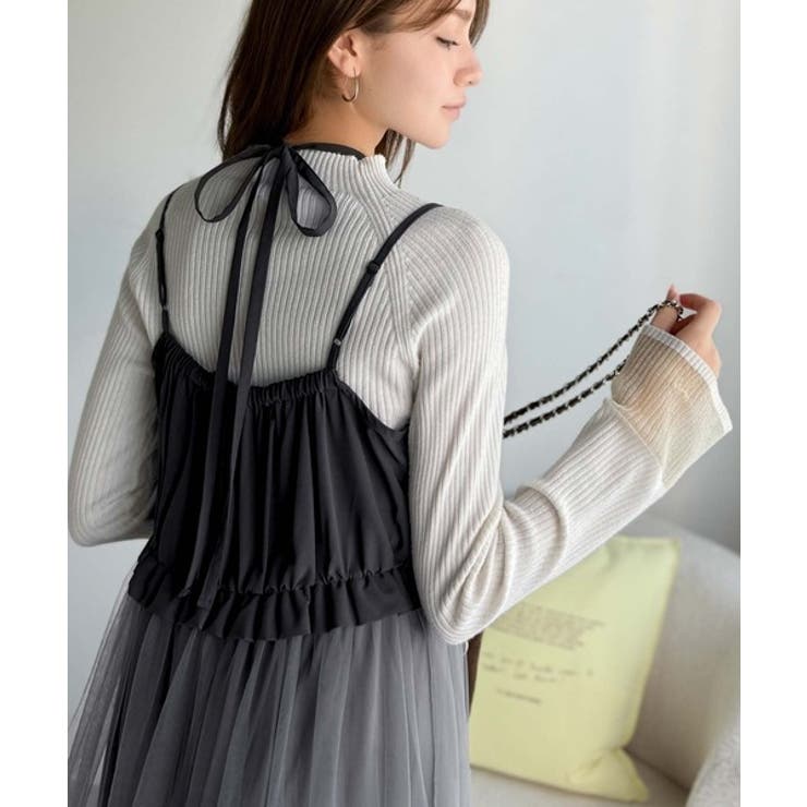 褒められワンピ♪マルチwayニット×チュールワンピースセット（セットアイテム） | Classical Elf  | 詳細画像10 