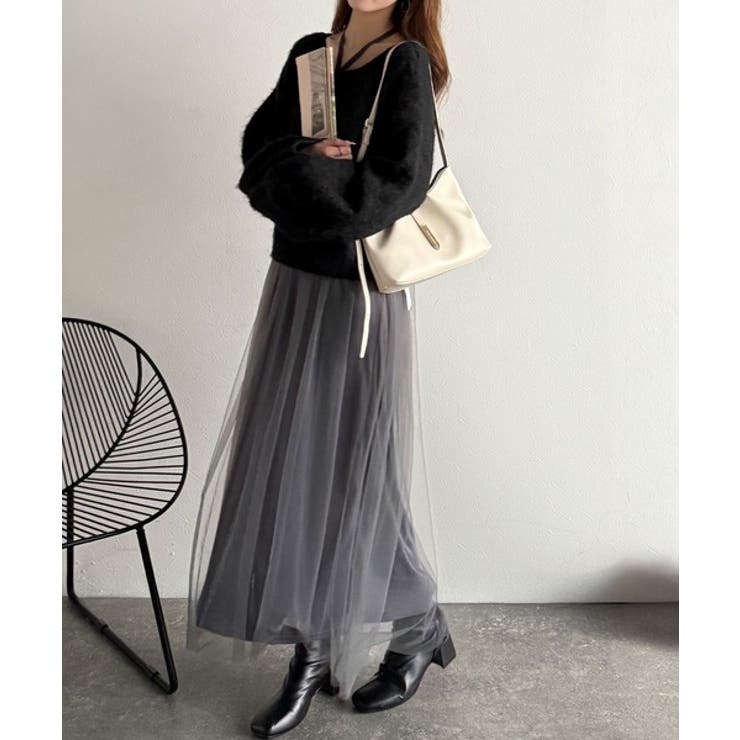 褒められワンピ♪マルチwayニット×チュールワンピースセット（セットアイテム） | Classical Elf  | 詳細画像14 