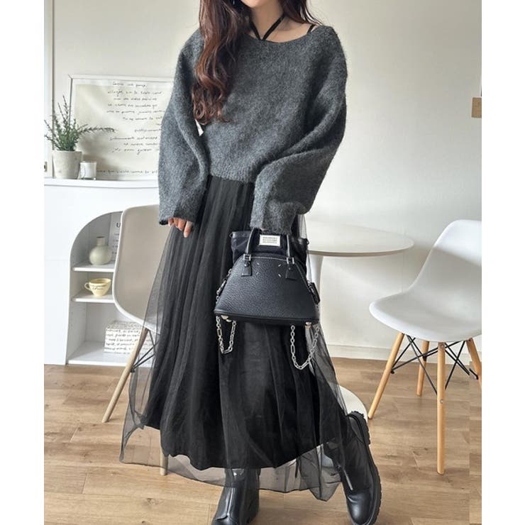 褒められワンピ♪マルチwayニット×チュールワンピースセット（セットアイテム） | Classical Elf  | 詳細画像19 