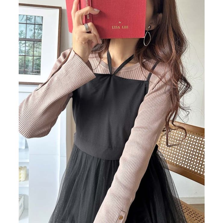 褒められワンピ♪マルチwayニット×チュールワンピースセット（セットアイテム） | Classical Elf  | 詳細画像21 