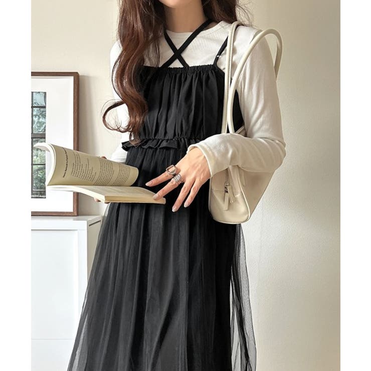 褒められワンピ♪マルチwayニット×チュールワンピースセット（セットアイテム） | Classical Elf  | 詳細画像30 