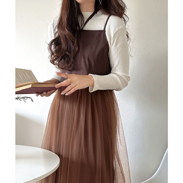 褒められワンピ♪マルチwayニット×チュールワンピースセット（セットアイテム） | Classical Elf  | 詳細画像43 