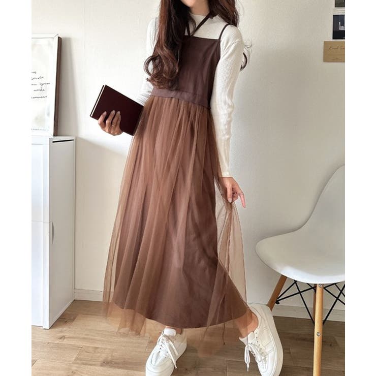 褒められワンピ♪マルチwayニット×チュールワンピースセット（セットアイテム） | Classical Elf  | 詳細画像44 