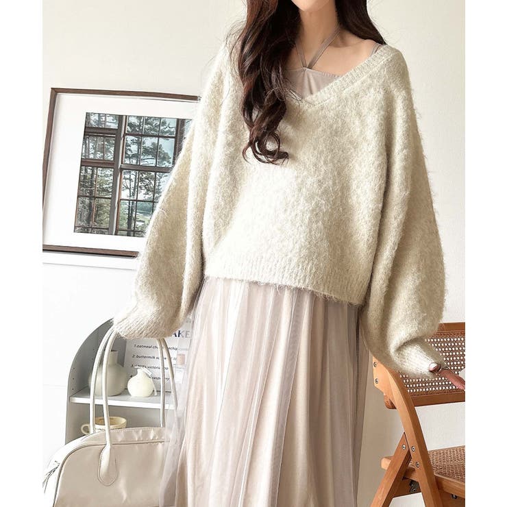 褒められワンピ♪マルチwayニット×チュールワンピースセット（セットアイテム） | Classical Elf  | 詳細画像51 