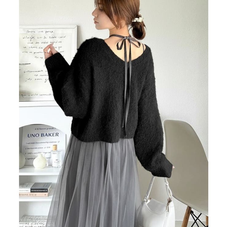 褒められワンピ♪マルチwayニット×チュールワンピースセット（セットアイテム） | Classical Elf  | 詳細画像3 