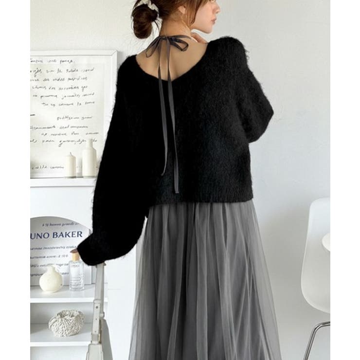 褒められワンピ♪マルチwayニット×チュールワンピースセット（セットアイテム） | Classical Elf  | 詳細画像6 