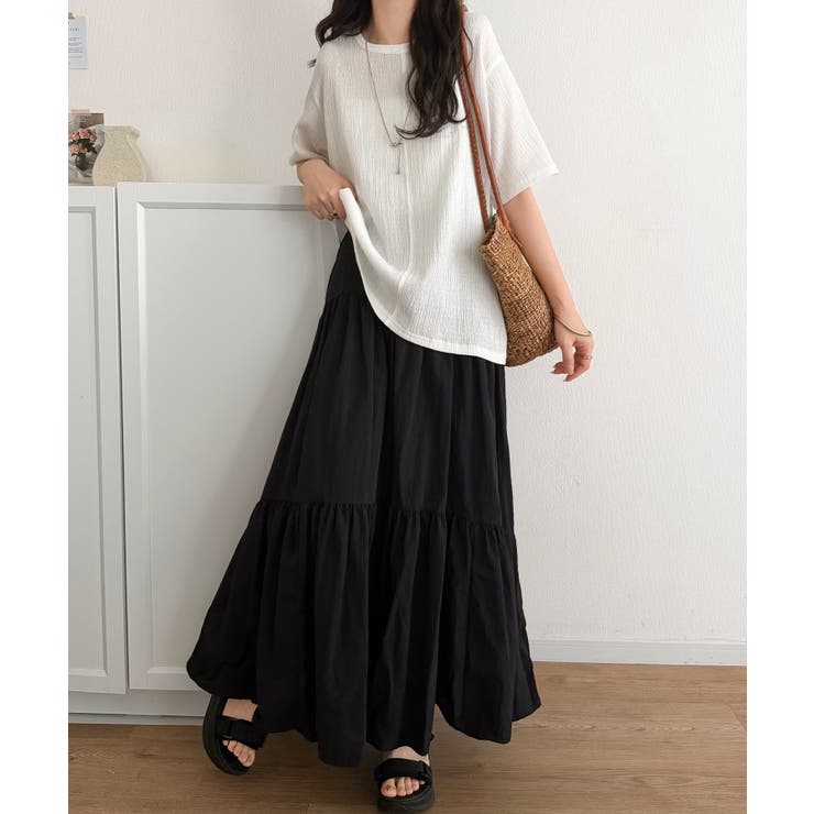 軽やか涼感、さらり抜け感。楊柳ベーシックTシャツ(半袖) | Classical Elf  | 詳細画像8 