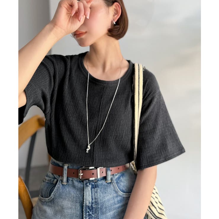 軽やか涼感、さらり抜け感。楊柳ベーシックTシャツ(半袖) | Classical Elf  | 詳細画像20 