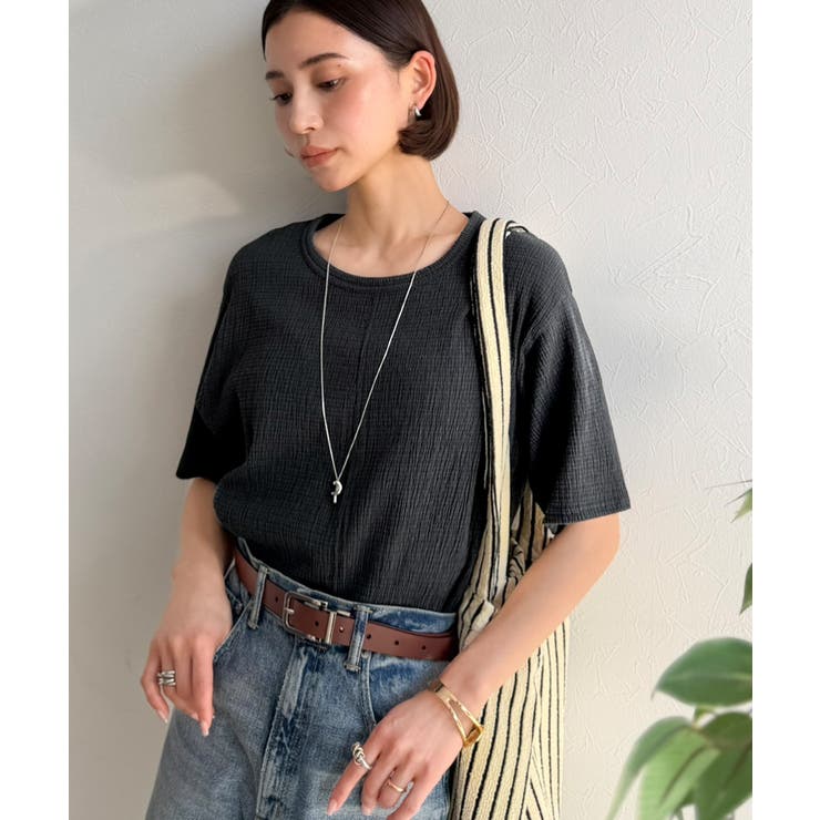 軽やか涼感、さらり抜け感。楊柳ベーシックTシャツ(半袖) | Classical Elf  | 詳細画像22 