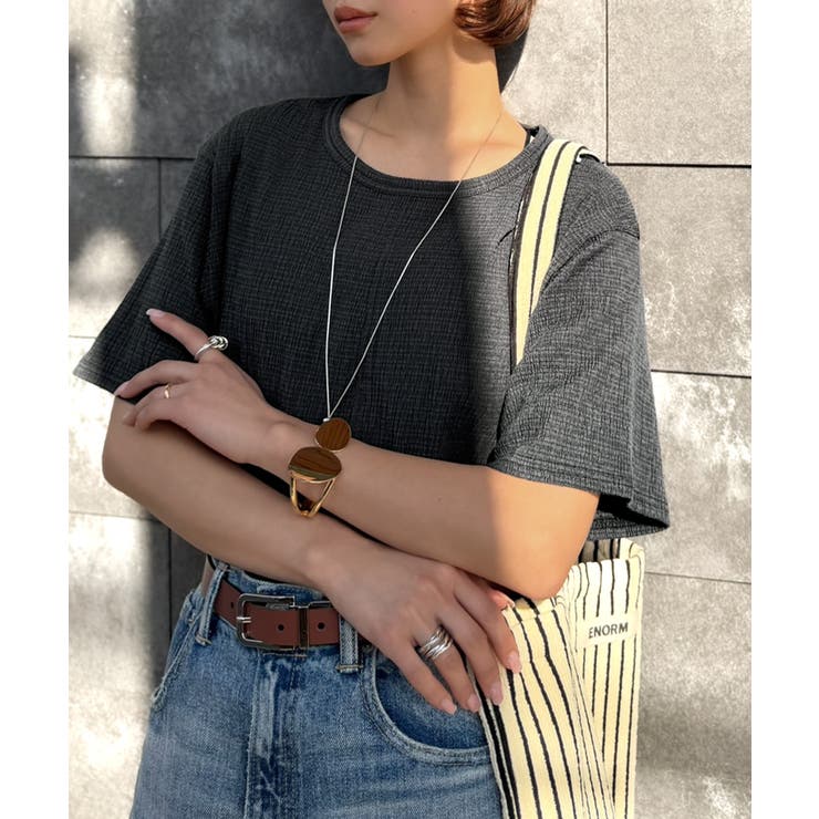 軽やか涼感、さらり抜け感。楊柳ベーシックTシャツ(半袖) | Classical Elf  | 詳細画像23 