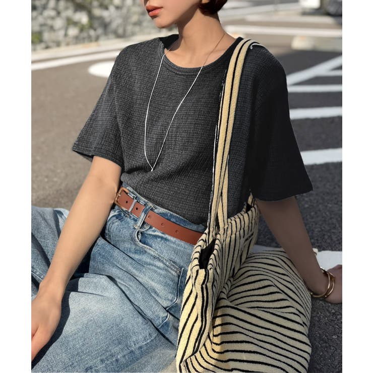 軽やか涼感、さらり抜け感。楊柳ベーシックTシャツ(半袖) | Classical Elf  | 詳細画像26 