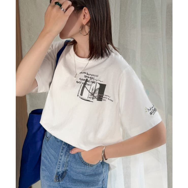 ラフでも品格、シンプルでも存在感。オーガニックコットン混 綿100％ グラフィッ… | Classical Elf  | 詳細画像8 
