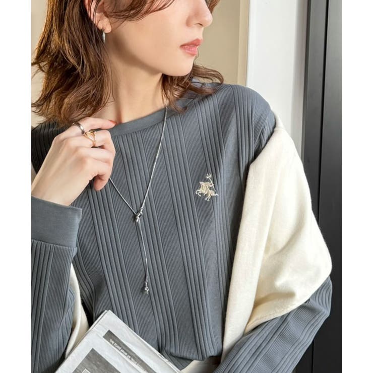 チャコール | 着るだけ、モチベUP！抜群の着回し力で毎日に寄り添う♪オーガニックランダムテレコ… | Classical Elf 