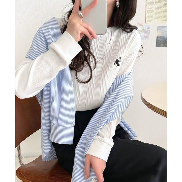 着るだけ、モチベUP！抜群の着回し力で毎日に寄り添う♪オーガニックランダムテレコ… | Classical Elf  | 詳細画像1 