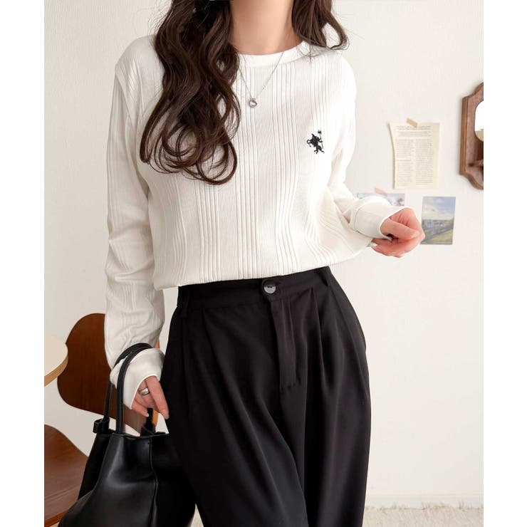 着るだけ、モチベUP！抜群の着回し力で毎日に寄り添う♪オーガニックランダムテレコ… | Classical Elf  | 詳細画像2 