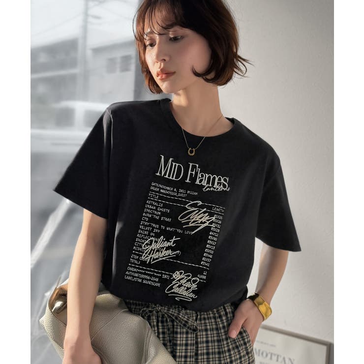 【接触冷感機能付き】遊びゴコロをくすぐる。筆記体サイン調ロゴ刺繍Tシャツ（半袖） | Classical Elf  | 詳細画像26 
