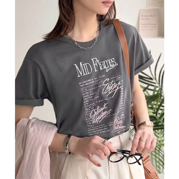 【接触冷感機能付き】遊びゴコロをくすぐる。筆記体サイン調ロゴ刺繍Tシャツ（半袖） | Classical Elf  | 詳細画像32 