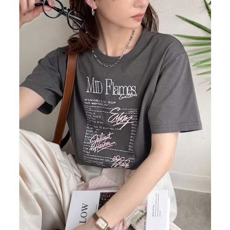 【接触冷感機能付き】遊びゴコロをくすぐる。筆記体サイン調ロゴ刺繍Tシャツ（半袖） | Classical Elf  | 詳細画像33 