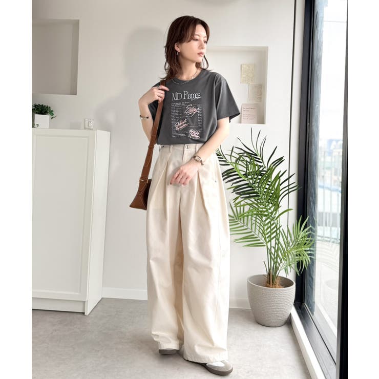 【接触冷感機能付き】遊びゴコロをくすぐる。筆記体サイン調ロゴ刺繍Tシャツ（半袖） | Classical Elf  | 詳細画像35 