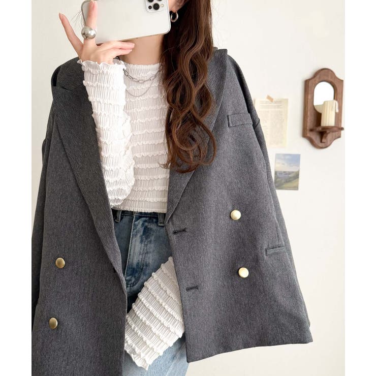 程よい甘さが可愛い。袖メロウシャーリングタックブラウス（長袖） | Classical Elf  | 詳細画像7 