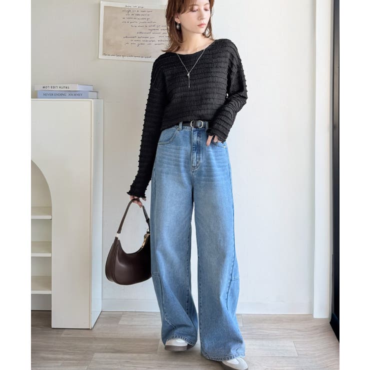 程よい甘さが可愛い。袖メロウシャーリングタックブラウス（長袖） | Classical Elf  | 詳細画像17 