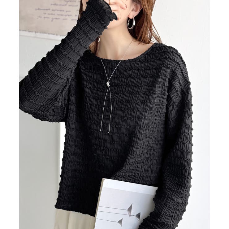 程よい甘さが可愛い。袖メロウシャーリングタックブラウス（長袖） | Classical Elf  | 詳細画像19 