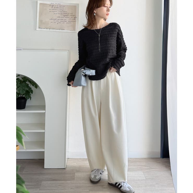 程よい甘さが可愛い。袖メロウシャーリングタックブラウス（長袖） | Classical Elf  | 詳細画像21 