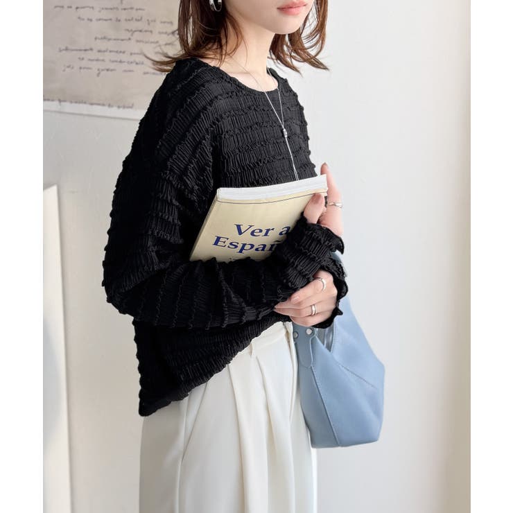 程よい甘さが可愛い。袖メロウシャーリングタックブラウス（長袖） | Classical Elf  | 詳細画像22 