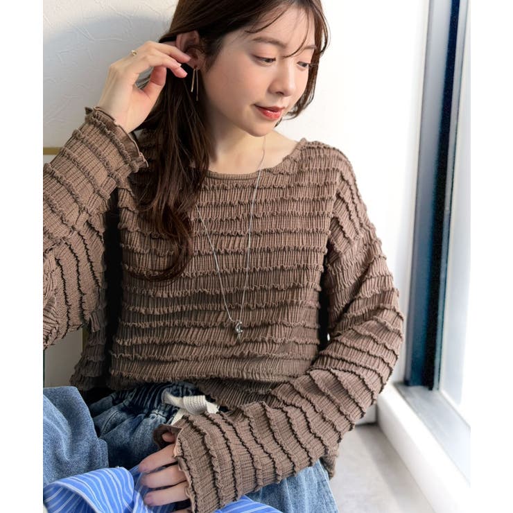 程よい甘さが可愛い。袖メロウシャーリングタックブラウス（長袖） | Classical Elf  | 詳細画像25 