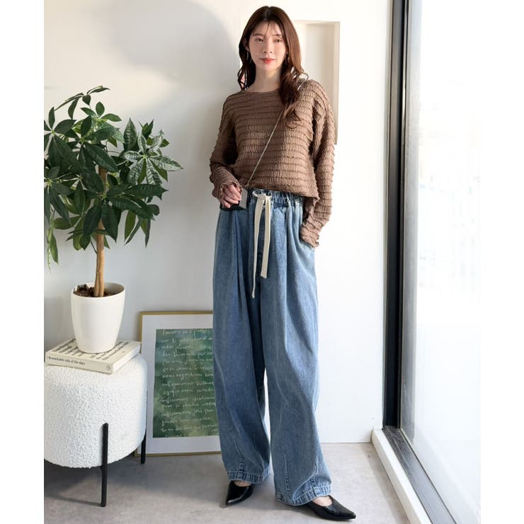 程よい甘さが可愛い。袖メロウシャーリングタックブラウス（長袖） | Classical Elf  | 詳細画像31 