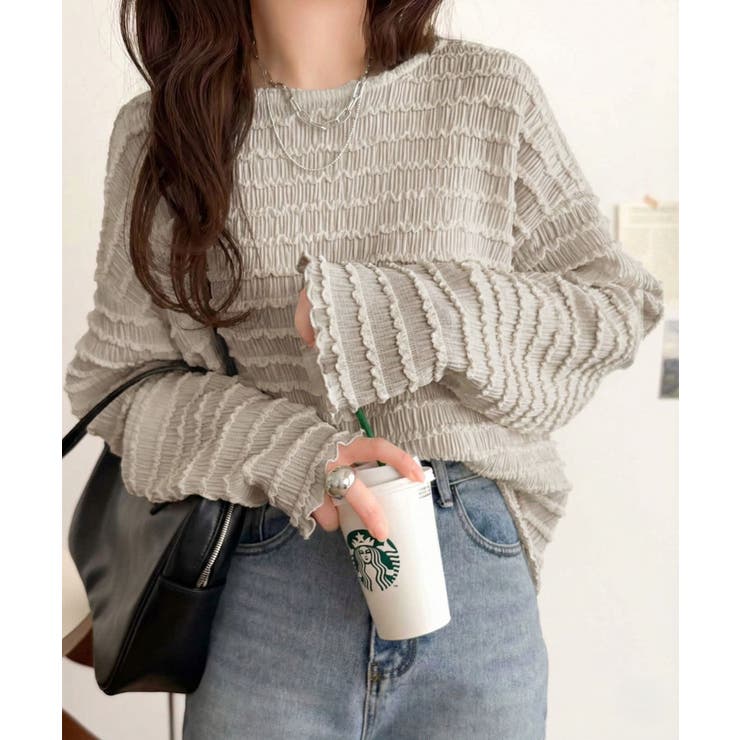 程よい甘さが可愛い。袖メロウシャーリングタックブラウス（長袖） | Classical Elf  | 詳細画像32 