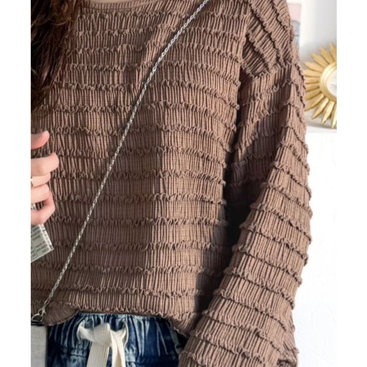 程よい甘さが可愛い。袖メロウシャーリングタックブラウス（長袖） | Classical Elf  | 詳細画像40 