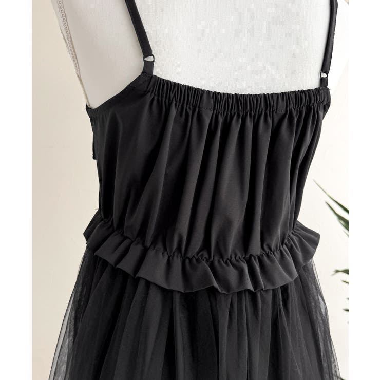 ヘルシーな肌見せで、あざと魅せ。フリンジニット×フレアーチュールワンピースセット… | Classical Elf  | 詳細画像49 