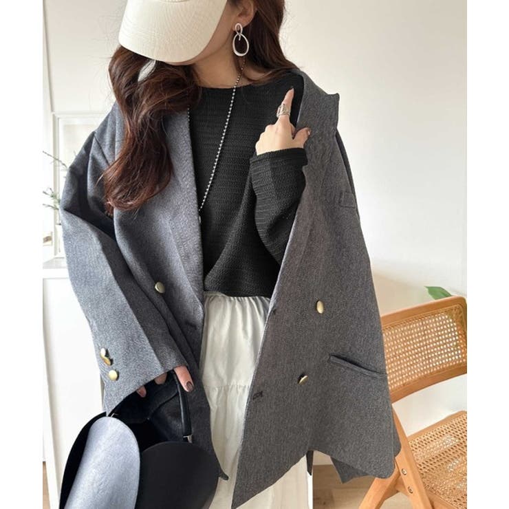 品のある透け感で、さりげない存在感を♪レーシージャガードドルマントップス(長袖) | Classical Elf  | 詳細画像18 