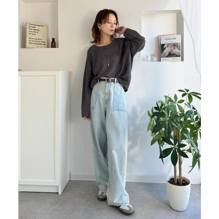 品のある透け感で、さりげない存在感を♪レーシージャガードドルマントップス(長袖) | Classical Elf  | 詳細画像26 