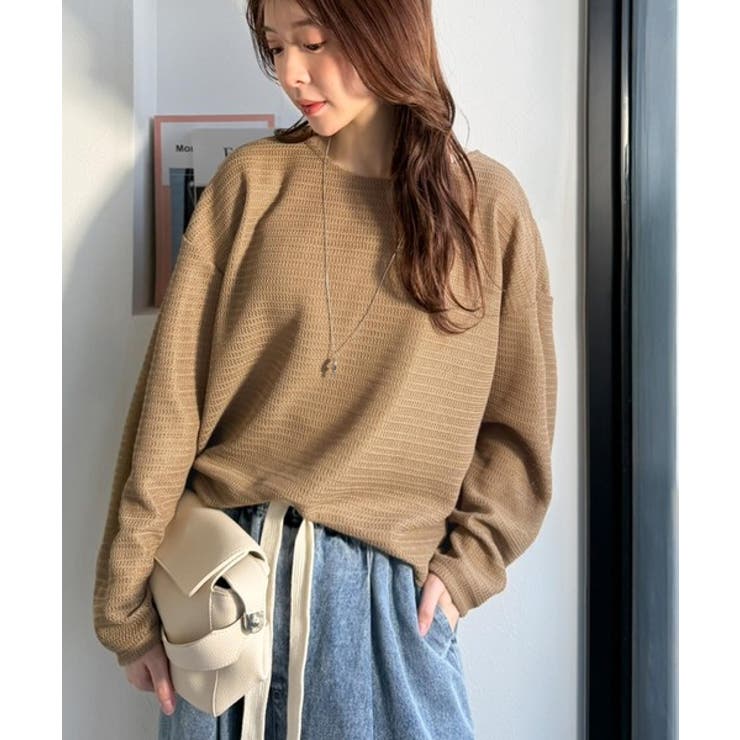 品のある透け感で、さりげない存在感を♪レーシージャガードドルマントップス(長袖) | Classical Elf  | 詳細画像37 