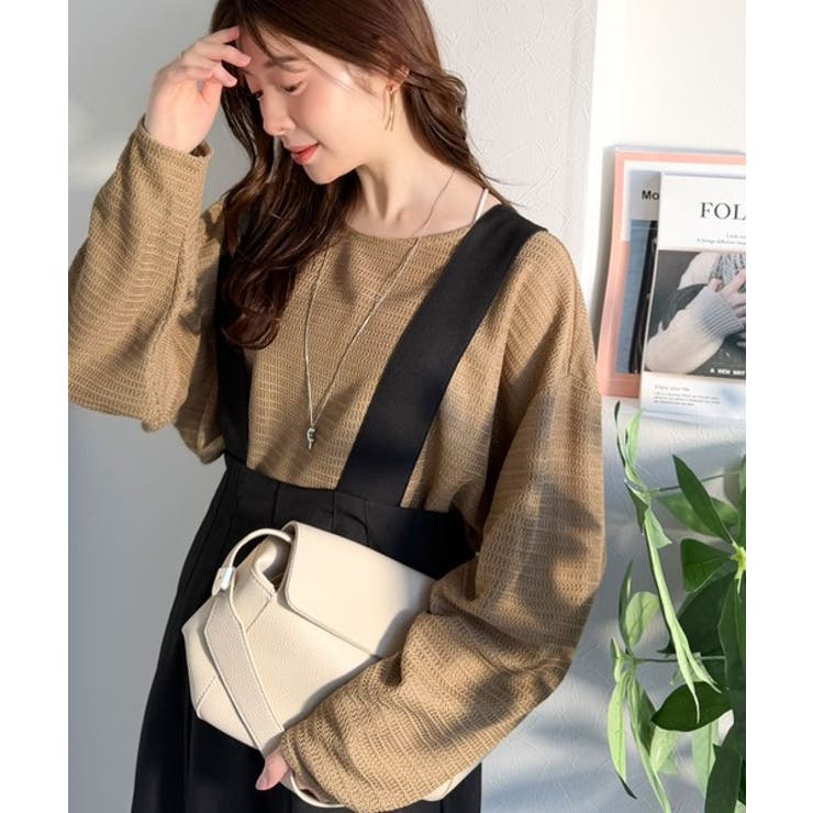 品のある透け感で、さりげない存在感を♪レーシージャガードドルマントップス(長袖) | Classical Elf  | 詳細画像39 